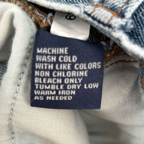 Madewell‎ Distressed Cuffed Denim Shorts Size 26 - Picture 3 of 6